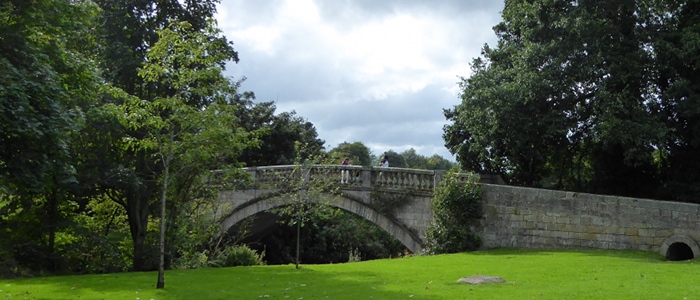 The bridge at Pollok Country Park in Glasgow used for Outlander filming